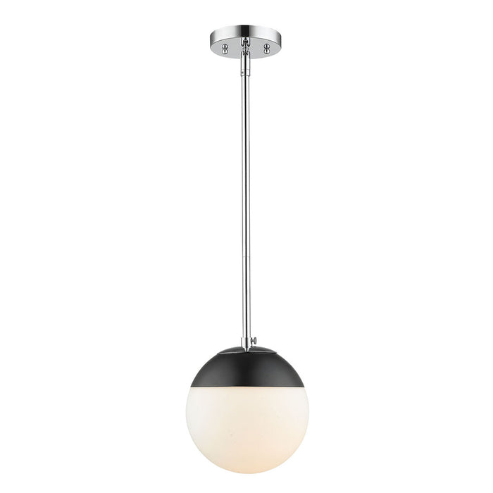 Dixon Small Pendant with Rod (Convertible) in Chrome