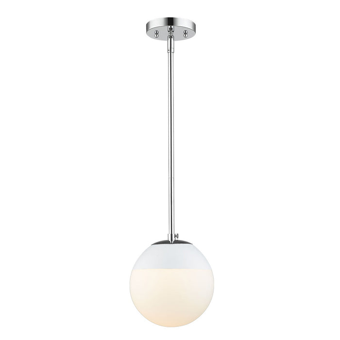 Dixon Small Pendant with Rod (Convertible) in Chrome