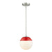 Dixon Small Pendant with Rod (Convertible) in Pewter