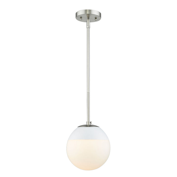 Dixon Small Pendant with Rod (Convertible) in Pewter