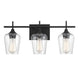 Octave 3-Light Bath Vanity in Black