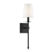 Monroe 1-Light Sconce in Matte Black