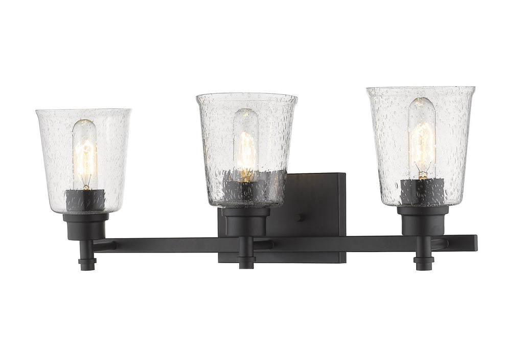 Bohin 3 Light Vanity in Matte Black