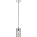 Oliver 1-Light Mini Pendant in Polished Nickel