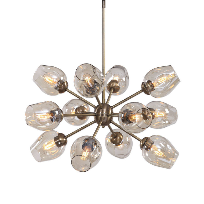 Uttermost's Chet 12 Light Sputnik Chandelier Designed by Kalizma Home