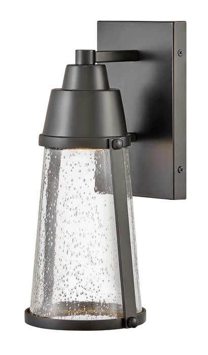 Miles Small Wall Mount Lantern in Black