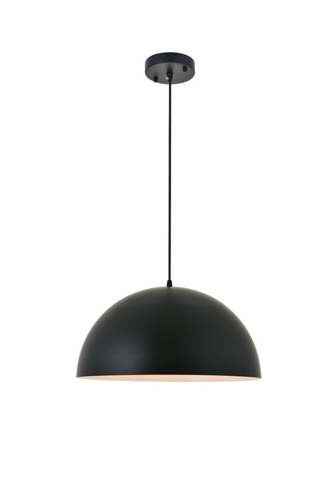 Forte 1-Light Pendant in Black