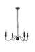 Rohan 4-Light Pendant in Matte Black