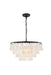 Selene 4-Light Pendant in Black & White