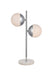 Elegant Lighting (LD6154C) Eclipse 2-Light Table Lamp