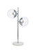 Elegant Lighting (LD6155C) Eclipse 2-Light Table Lamp