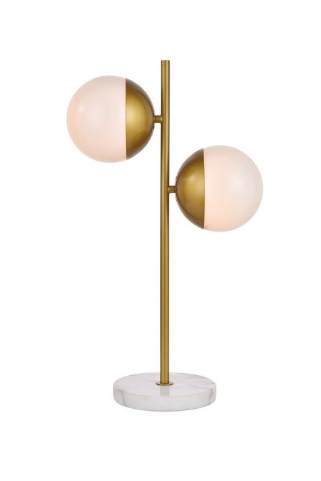 Elegant Lighting (LD6156BR) Eclipse 2-Light Table Lamp