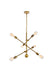 Axel 6-Light Pendant in Brass