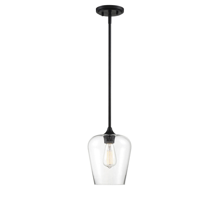 Octave 1-Light Pendant in Black