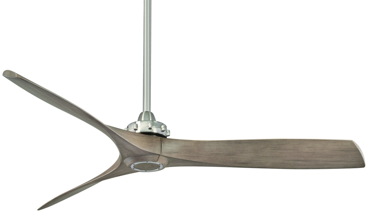 Aviation 60" Ceiling Fan in Brushed Nickel/Ash Maple