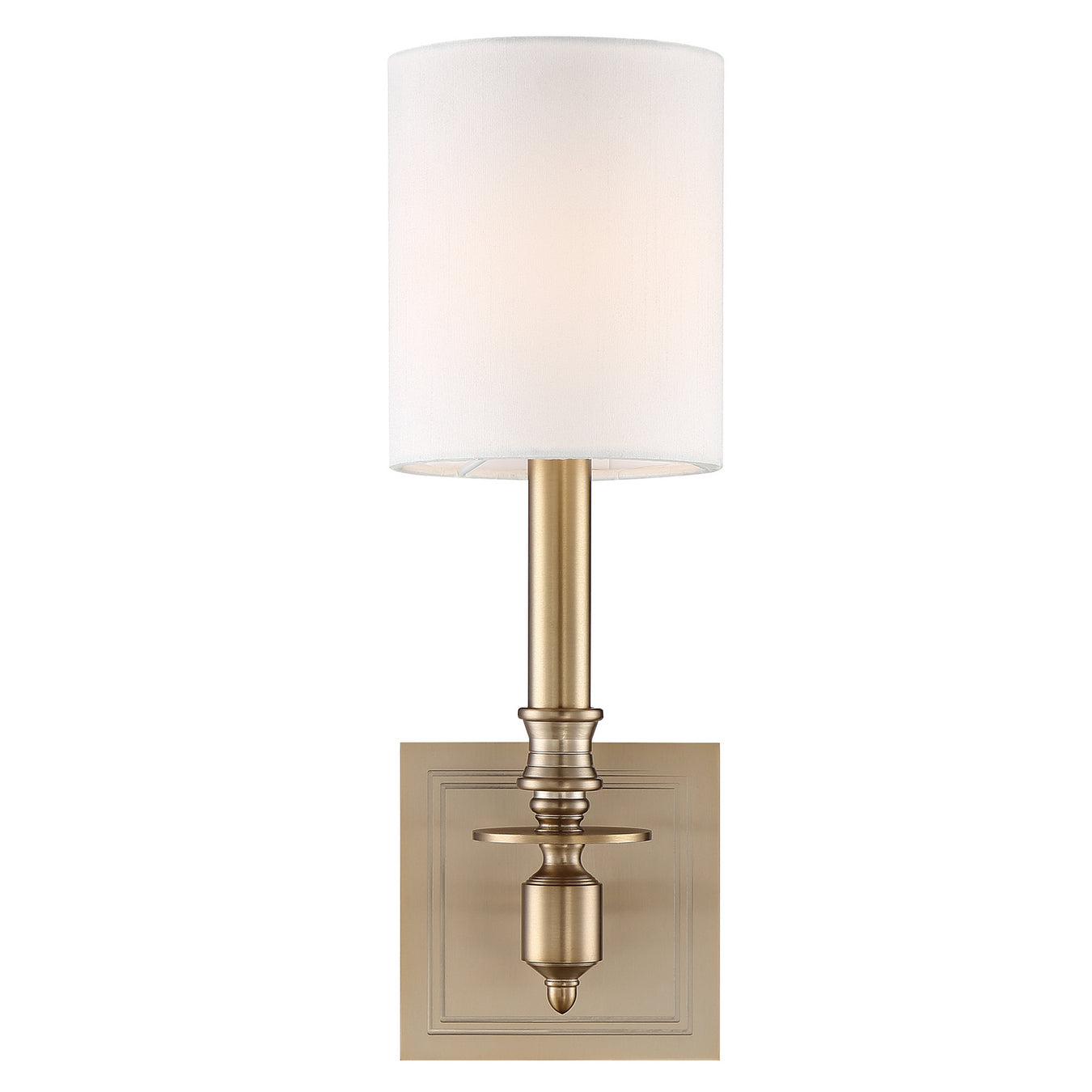 Lloyd 1 Light Wall Mount in Aged Brass