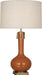 Robert Abbey (CM992) Athena Table Lamp with Open Weave Heather Linen Shade