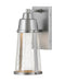 Miles Small Wall Mount Lantern in Satin Nickel