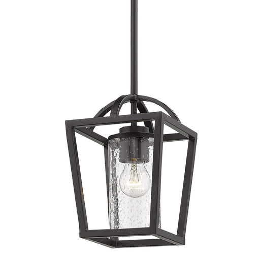 Mercer Mini Pendant (Convertible) in Matte Black