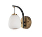 Soji LED Wall Sconce in Black / Gold