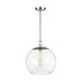 Atlantic 1-Light Pendant in Polished Nickel - Lamps Expo