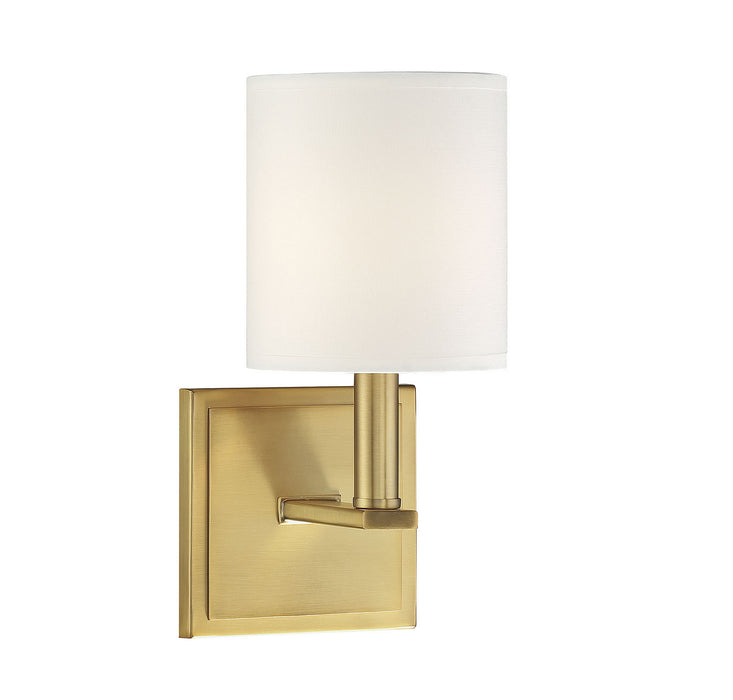 Waverly 1-Light Sconce in Warm Brass