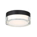 Dot 3000K 90CRI LED Flush Mount in Black - Lamps Expo