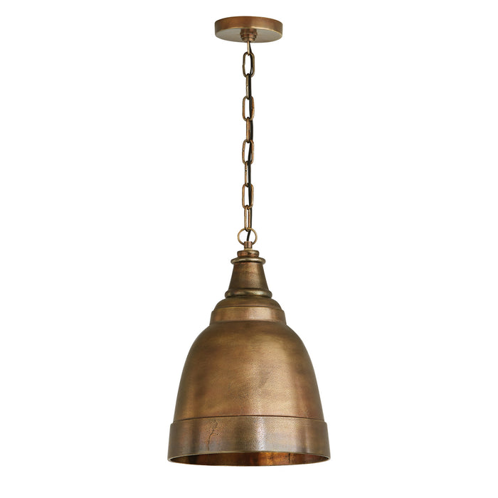 Sedona One Light Pendant in Oxidized Brass