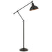 Eupen 1-Light Floor Lamp in Dark Bronze - Lamps Expo