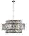 Fantine 8-Light Pendant in Pyrite Bronze & Raj Mirror - Lamps Expo