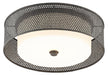 Notte 2-Light Flush Mount in Mole Black - Lamps Expo