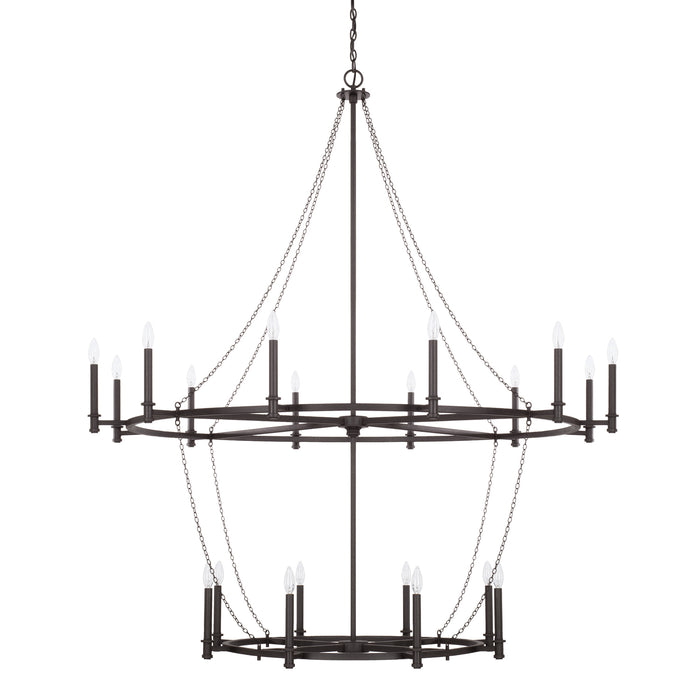 Lancaster 20-Light 2-Tier Chandelier - Lamps Expo