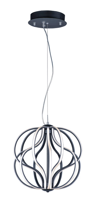 Aura 14-Light LED Pendant in Black