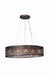 Inca 9-Light Pendant W/LED Bulb in Bronze