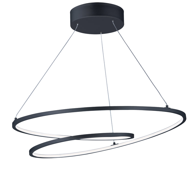 Cycle 25" LED Pendant in Black