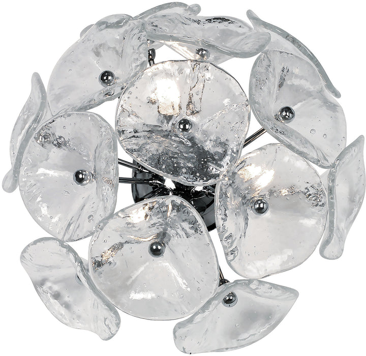 Fiori 3-Light Flush/Wall Mount in Polished Chrome