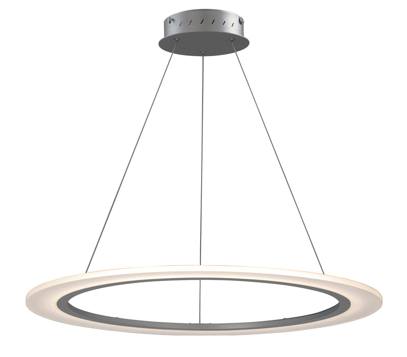 Saturn II 31.5" LED Pendant in Matte Silver