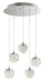 Orb II 5-Light LED Pendant in Polished Chrome