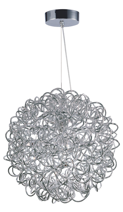 Dazed 8-Light LED Pendant in Polished Chrome