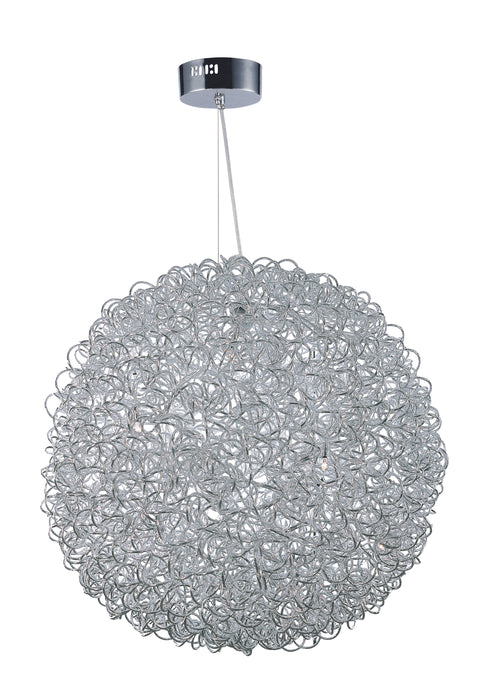 Dazed 25-Light LED Pendant in Polished Chrome