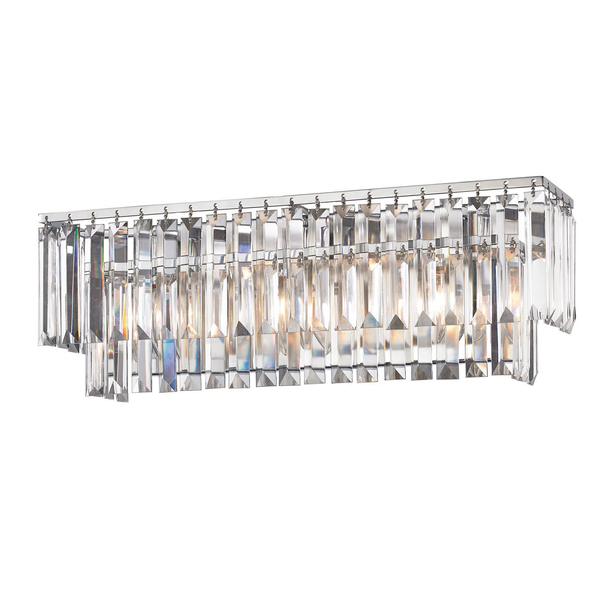 Palacial 3-Light Bath Vanity in Polished Chrome