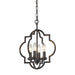 Chandette 4-Light Chandelier in Oil Rubbed Bronze