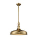 Rutherford 1-Light Pendant in Satin Black