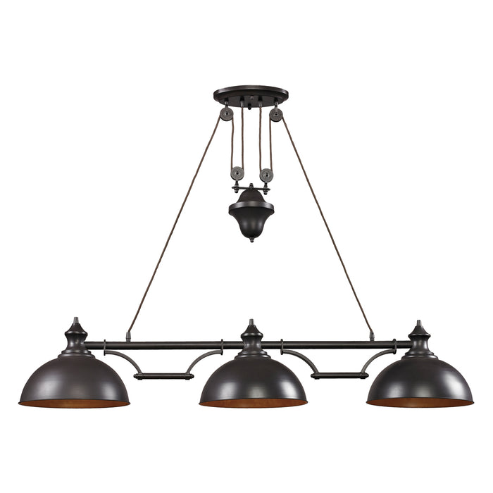 Farmhouse 3-Light Island Fixture