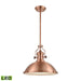 Chadwick 1-Light Pendant in Antique Copper