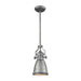 Chadwick 1-Light Mini-Pendant in Weathered Zinc