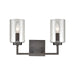 West End 2-Light Bath Vanity Light in Oil Rubbed Bronze