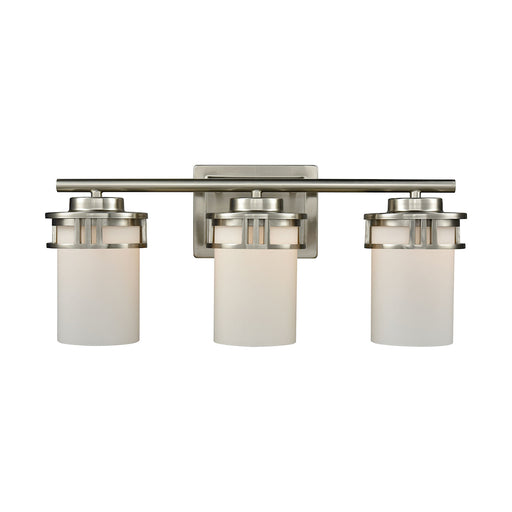 Ravendale 3-Light Bath Vanity in Brushed Nickel