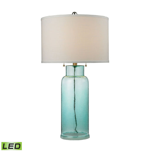 Seafoam Green Water Glass Table Lamp