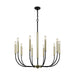 Transatlantique 10-Light Chandelier